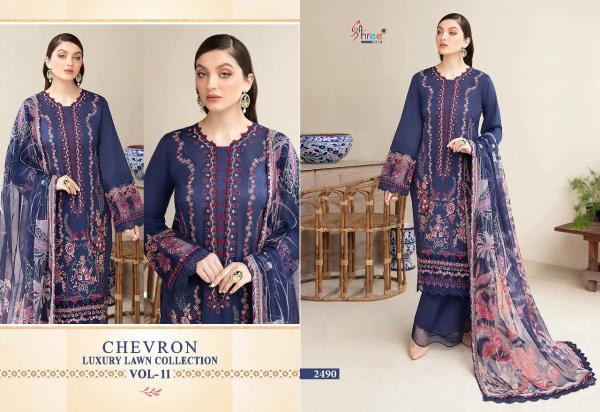 Shree Chevron Luxury Lawn Collection 11 Pakistani Suits Collection